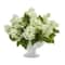 14" Lilac Arrangement in White Vase